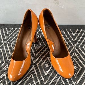 Fluevog Miracles Medugorje - Orange Pumps - Out of Production